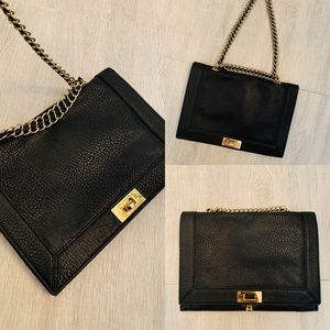 Black with Gold Details Purse